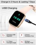 M1000 Smart Watch – Fitness Tracker with Heart Rate Monitor & Bluetooth Connectivity