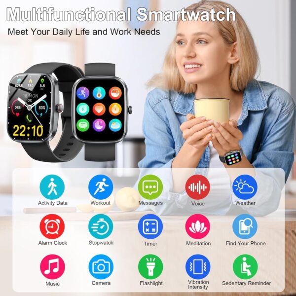 MkX 16 Smart Watch – HD Display, Fitness Tracker & Bluetooth Calling